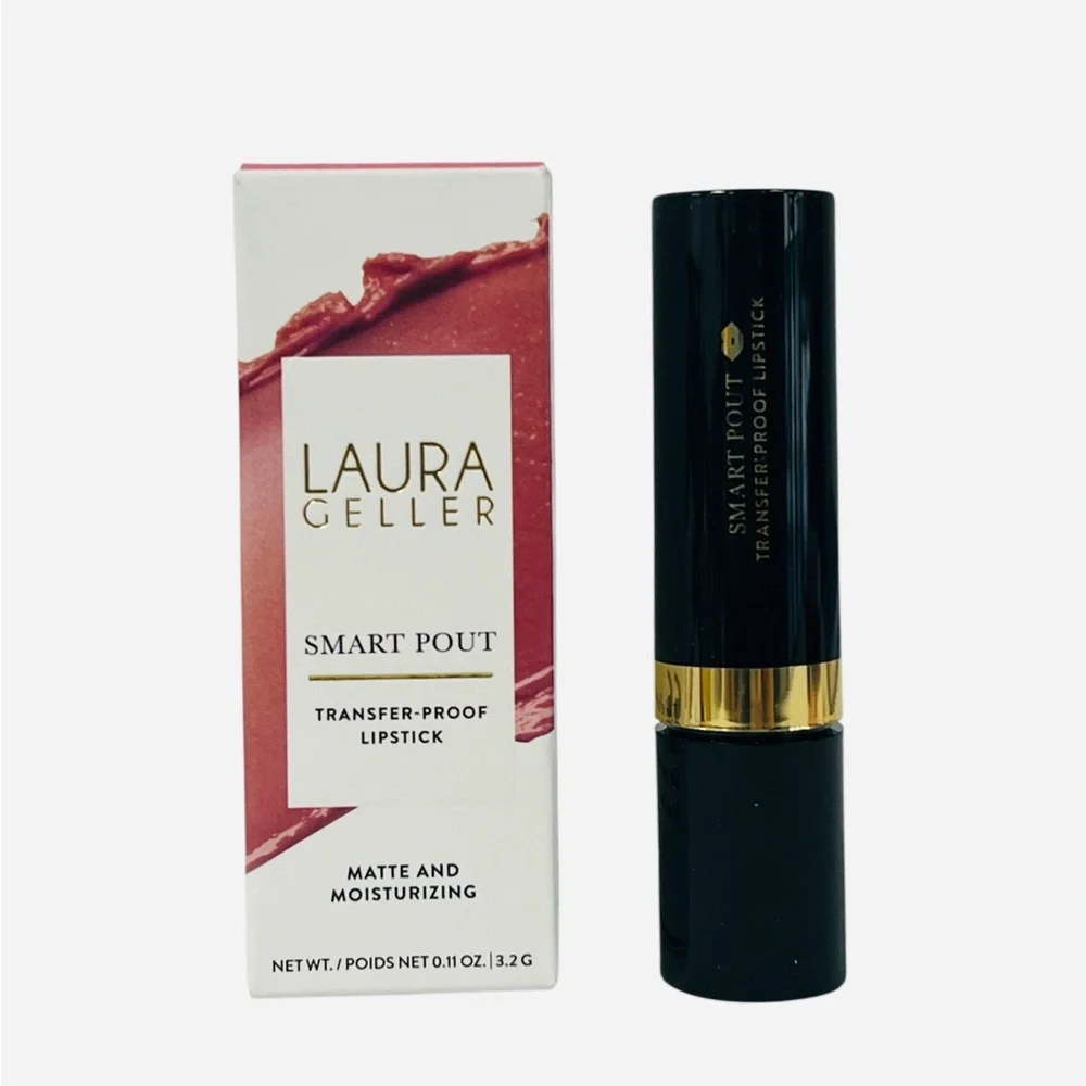Laura Geller Smart Pout Transfer-Proof Lipstick Matte “Brilliant”